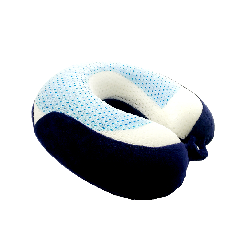 Pleteni rashladni gel jastuk od memorijske pjene u obliku slova U