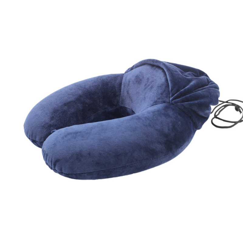 Uredski sklopivi podebljani čvrsti jastuk za U izrez s torbicom