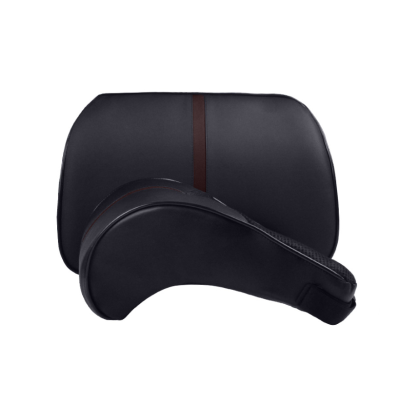 Potrepštine za unutrašnjost Jastuk za automobil Naslon za glavu Jastuk za vrat Auto Naslon sjedala Koža Lumbalni dio Automobilski lumbalni dio Memorijska pjena